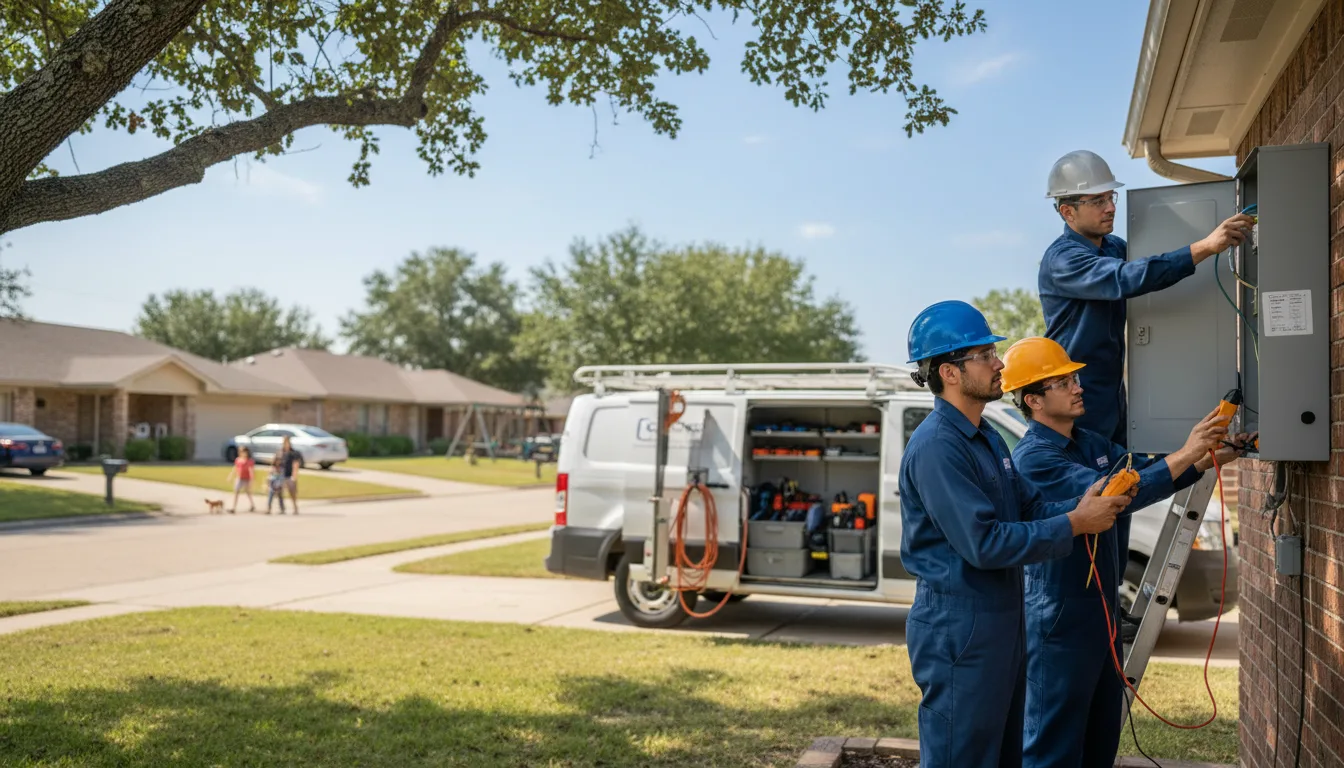 Certified electrician providing emergency electrical services in Pillager, MN